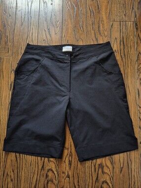 Women's Golf Shorts Black (Size 14 / Large) Nancy Lopez Athletic Sport